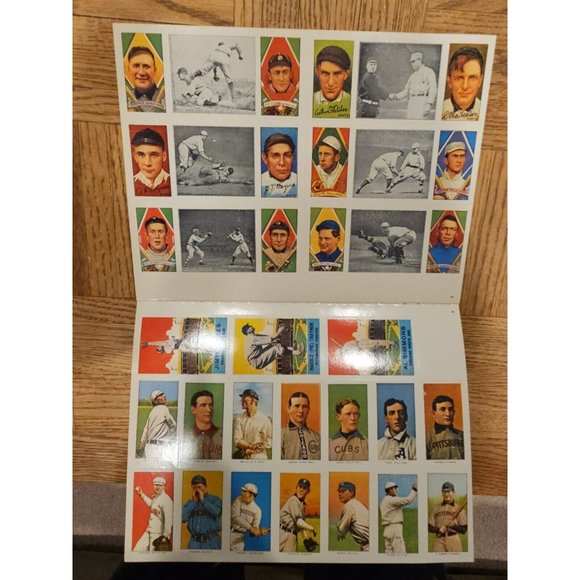 1977 Dover Publishing Reprint Baseball Card Book 8 Pages - Picture 3 of 4